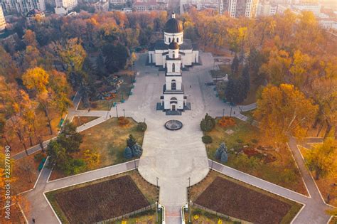 Chisinau The Capital City Of The Republic Of Moldova Aerial View Of Chisinau Metropolitan