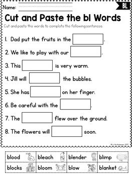 *bl blends worksheets 17 may at 21:35. Free Blends Worksheets - Bl Blend Words by Little Achievers | TpT