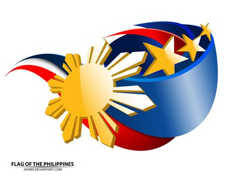 Flag Of The Philippines By Jsonn Free Images At Vector