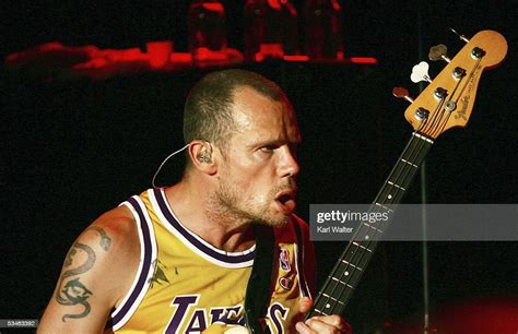Bassist Flea Of The Red Hot Chili Peppers Performs At The Greek News