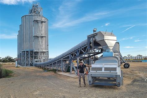 Allied Grain Systems Tough Belt Trough Conveyors Australian Bulk
