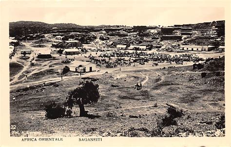 Segeneiti Eritrea Africa ~ Town And Market Overview Real Photo Pc ~ C