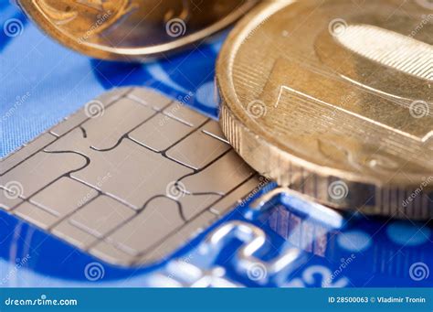 Credit Card And Coins Stock Image Image Of Cash Cards 28500063