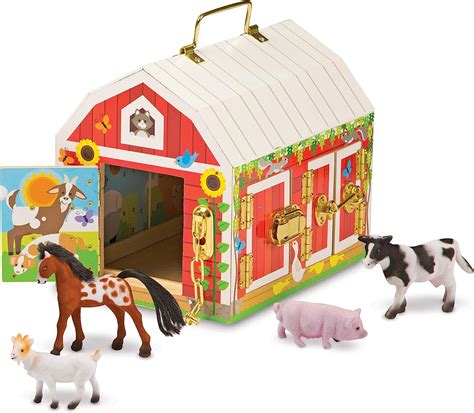 Melissa And Doug Latches Barn Toy Developmental Toy Helps Improve Fine