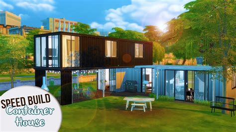 Container House The Sims 4 Speed Build Sims Building Container