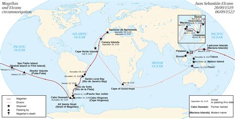 The First Circumnavigation Of The World Led By Ferdinand Magellan It