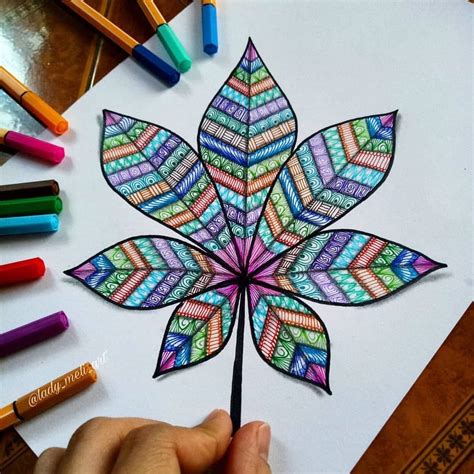 Pin By Hardi Vora On Doodles Mandala Art Lesson Leaf Drawing