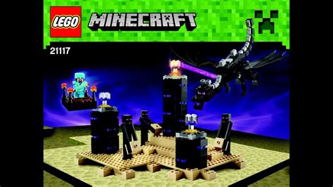 Lego Minecraft 21117 The Ender Dragon Diy Instructions Endermen Steve 825