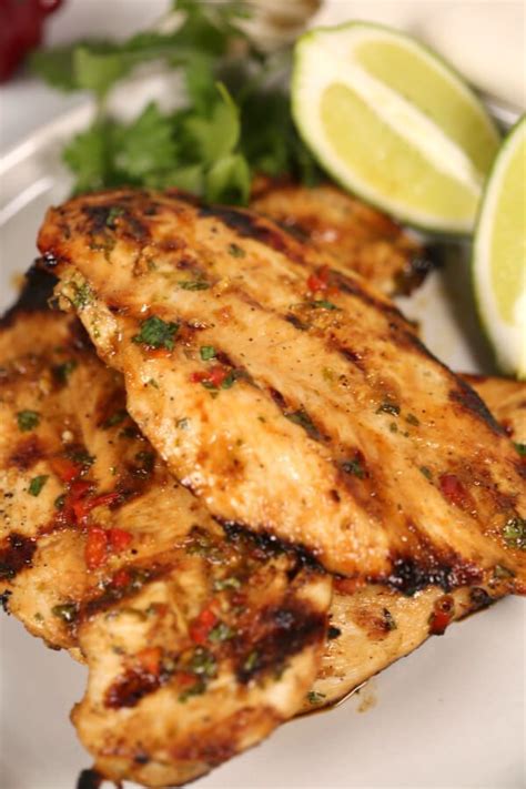 Apr 28, 2019 · cut any remaining lime into wedges to serve with the cooked chicken. Cilantro Lime Chicken Marinade | Grilled chicken, Lime ...