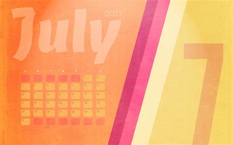 July 2011 Calendar Wallpaper First Series 11 Preview