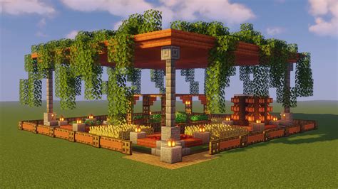 Garden Design Minecraft - Small Patio Set