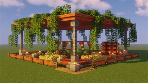 Minecraft Beautiful Garden Decoration Ideas And Desig