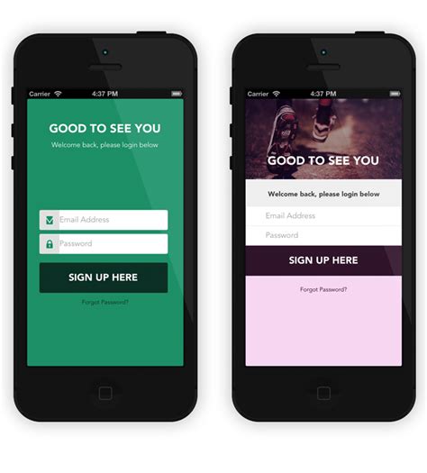 Publish your app faster with these templates. iOS Flat Design UI Patterns - Download Now | iPhone and ...