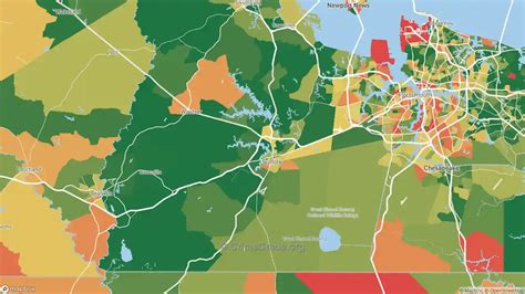 Suffolk City, VA Violent Crime Rates and Maps | CrimeGrade.org