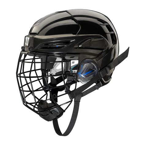 Hockey Helmet Warrior Senior Covert Px2 Combo Black Warrior Decathlon