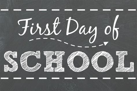 Free First Day Of School Printables Signs For All Grades