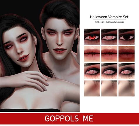 Best Sims 4 Vampire Makeup Cc All Free Fandomspot