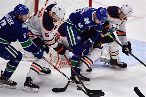 The edmonton oilers will host the vancouver canucks from rogers place on thursday night. Canucks Army THE GAME DAY - Canucks Vs. Oilers - Canucksarmy