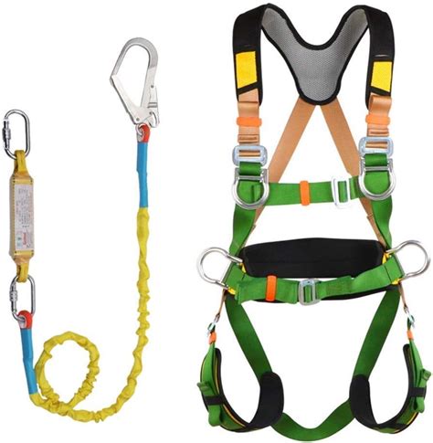 Safety Harness Full Body Fall Protection Safety 5 Point Adjustment