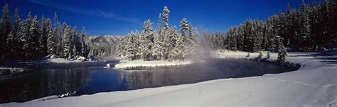 landscape, Lake, Snow, Forest Wallpapers HD / Desktop and Mobile ...