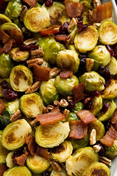 Cook for 5 to 7 minutes or until sprouts are browned and bacon is crisp, stirring i followed the recipe and my sprouts did not end up mushy at all, tender but not mushy. HEALTHY ROASTED BRUSSEL SPROUTS WITH BACON