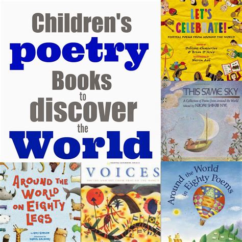 Maries Pastiche Childrens Poetry Books To Discover The World