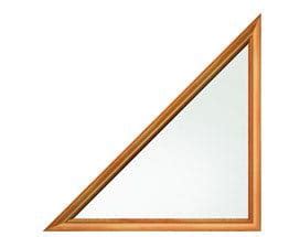 Triangle shape view also known as pyramid view is very important in educational applications, where developer needs to explain all the triangular formulas. 400 Series Specialty Shape Windows