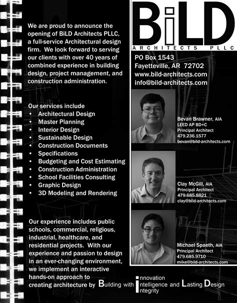 Bild Architects We Are Proud To Announce