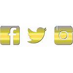 Instagram Icons Yellow Social Transparent Gold Icon