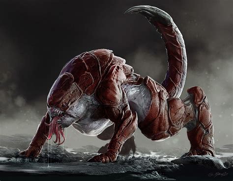 Pin By Corey Change On Xenos Monster Concept Art Creature Concept Art Fantasy Creatures