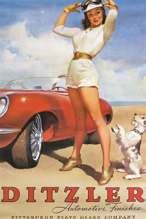 35 anuncios vintage de chicas pin-up: cuando la publicidad presumía de