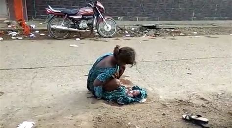 Indian Girl 17 Forced To Give Birth On Street Filmed Moments After