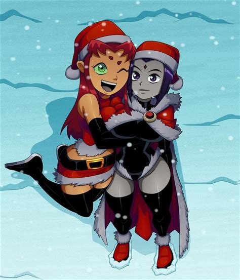 Artwork Collection With Teen Titans Jinx Raven And Starfire By
