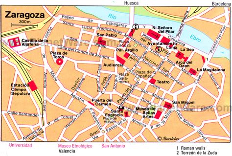 Saragoça Mapa Mapa
