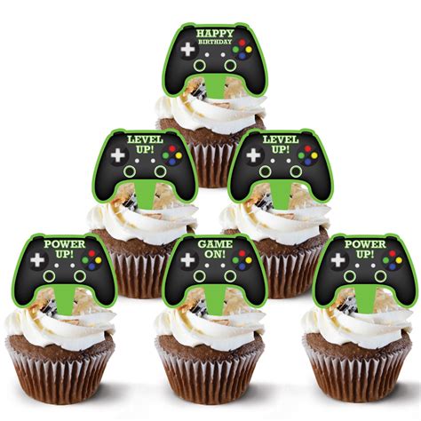 Video Game Controller Cake Topper 48 Count Gamer Cake Topper Etsy
