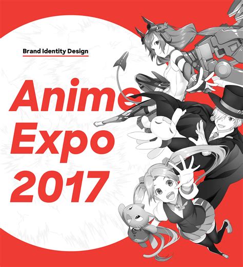 Anime Expo 2017 Brand Identity Design On Behance Brand Identity