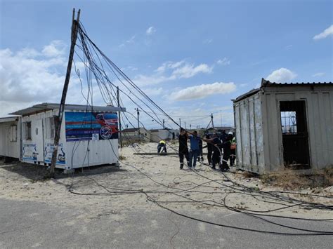 the city disconnects illegal electricity connections in cape town