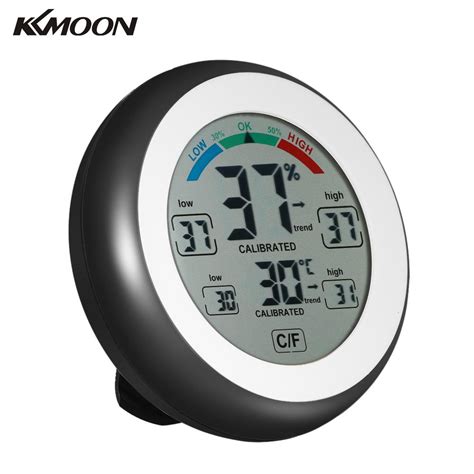 It has a display thermometer, barometer, hygrometer and clock ide. KKmoon Hygrometer Termometro Digital Thermometer ...