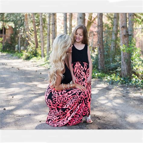 Mother Daughter Dresses 2018 Mother And Daughter Matching Clothes
