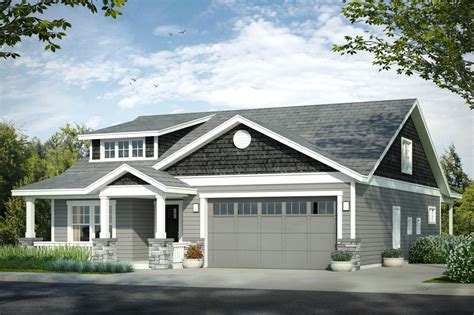 Bungalow House Plans - Nantucket 31-027 - Associated Designs