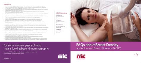 PDF FAQs About Breast Density MIC Medical Imaging FAQs About Breast Density