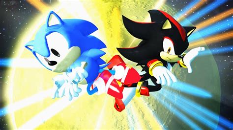 Classic Sonic Vs Shadow The Hedgehog Sonic Generations Youtube