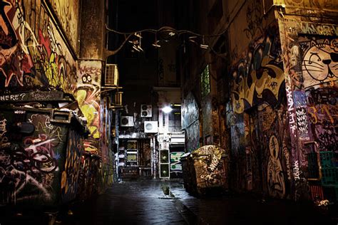 Alleyway Graffiti Stock Photos Pictures And Royalty Free Images Istock