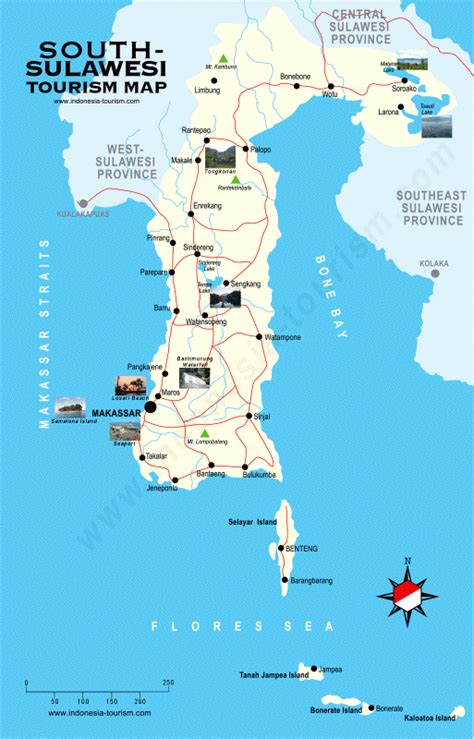 Gambar Peta Sulawesi Selatan Lengkap Dengan Nama Kota Lamudi