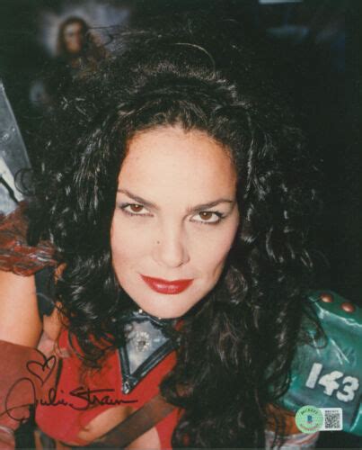 Julie Strain Heavy Metal Authentic Signed 8x10 Sexy Photo Deceased Bas