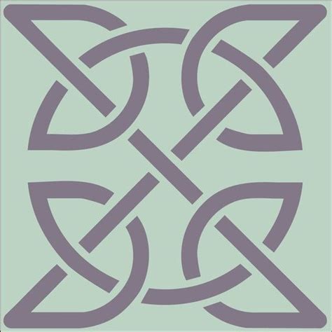 Celtic Knot 2 Stencil 4 X 4 The Artful Etsy In 2021 Wood Burning