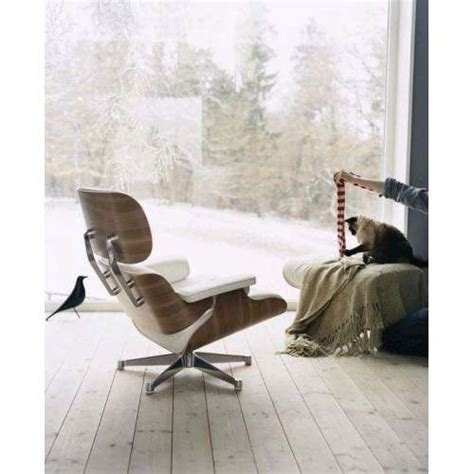 Lounge Chair And Ottoman White Classic Dimensions Vitra By Charles And Ray