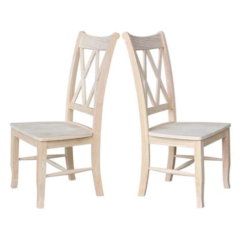 Chairs,used banquet chairs,cheap wooden chair,unfinished wooden chairs,small wooden chair for crafts,natural wood chairs,amazon windsor chairs chairs,target chairsdining,black kitchen table and chairs,walmart dining chairs,cheap kitchen chairs,kitchen dining chairs,eat in table,upholstered or. International Concepts Unfinished Wood Double X-Back ...