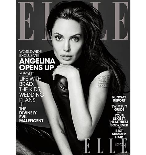 Teewhy Hive Angelina Jolie Covers Elle