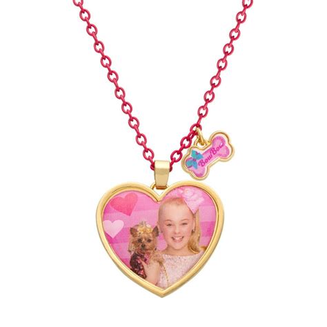 Jojo Siwa Jojo Siwa And Bow Bow Pink Bracelet And Heart Necklace Set